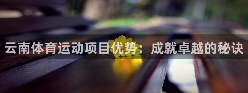 welcometo欢迎光临必发集团|云南体育运动项目优势：成